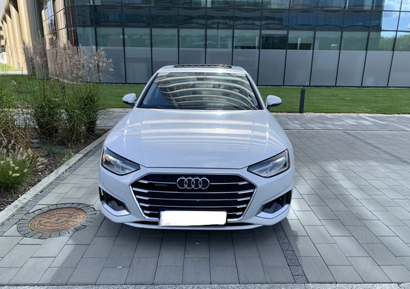 Audi A4 cena 115000 przebieg: 28000, rok produkcji 2021 z Kraków małe 137